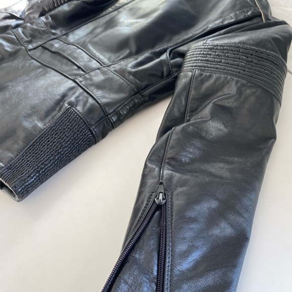 Genuine Taurus leather jacket in black, women’s size 2-4 - Picture 7 of 10